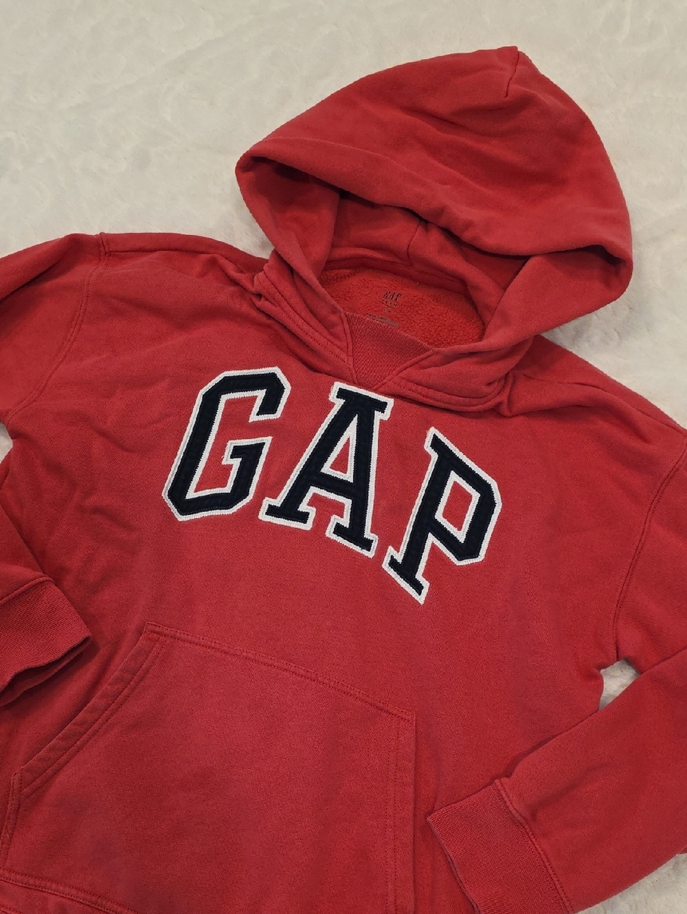 GAP Hoodie with Navy and White Lettering